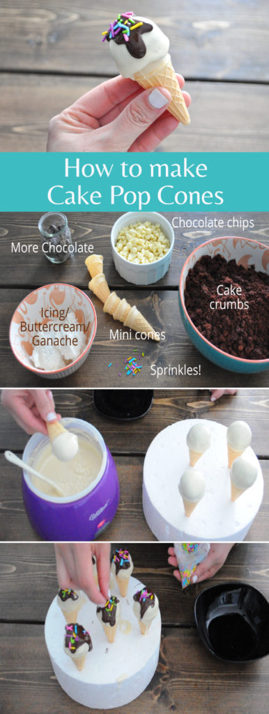 how to make, cake pops, cake pop cones, cute idea, home baker, love to bake, easy cake pops, summer party idea, montrealer, montreal blogger, montreal vlogger, follow the sprinkles