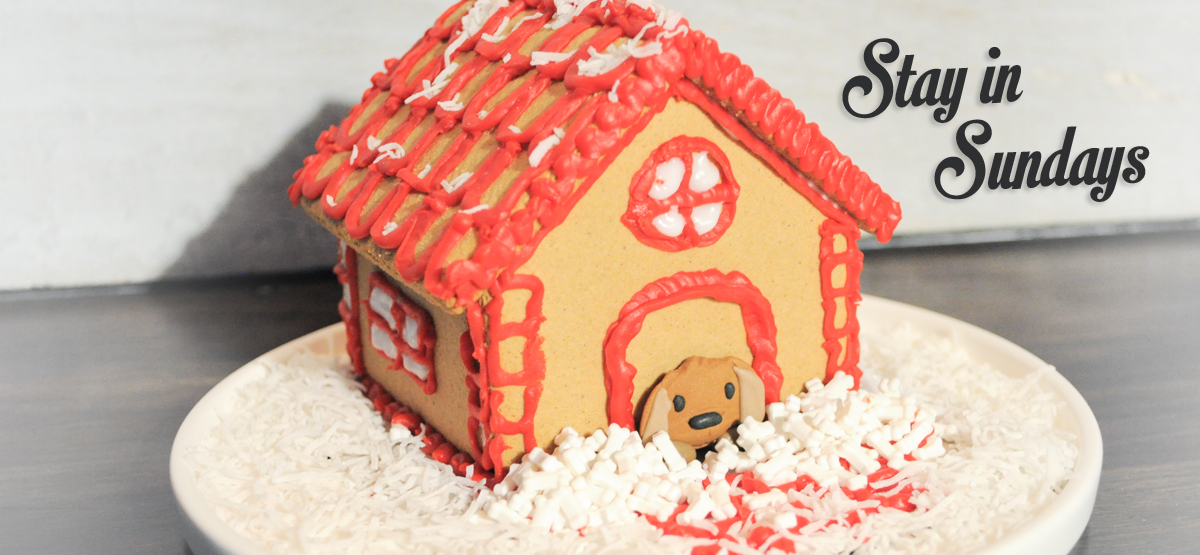 Dog house, gingerbread dog house, wilton gingerbread house, home baker, love to bake, montrealer, montreal blogger, baking blogger, canadian blogger, follow the sprinkles, jen miss pixel