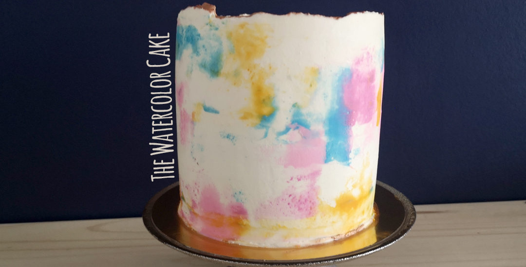 How to make a watercolor cake