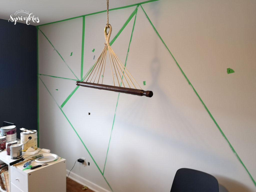 how to make your own geometric wall