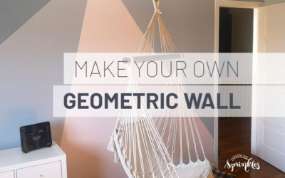 How to make your own Geometric Accent Wall